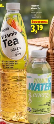 Napój herbaciany Freeway Vitamin Tea zielona cytrusowa promocja w Lidl