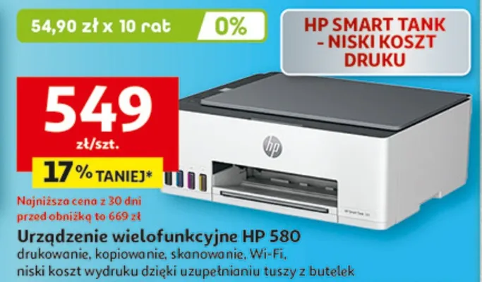 Urządzenie wielofunkcyjne drukowanie, kopiowanie, skanowanie promocja w Auchan