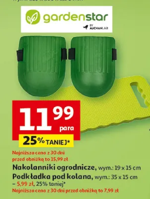 Nakolanniki ogrodnicze promocja w Auchan