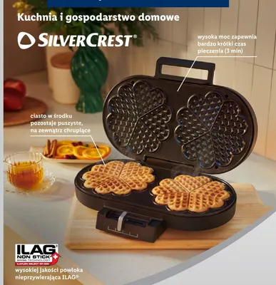 Gofrownica podwójna Silvercrest promocja w Lidl