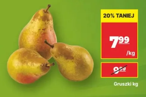 Gruszki promocja w API Market