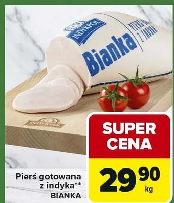 Pierś gotowana z indyka promocja w Carrefour Express