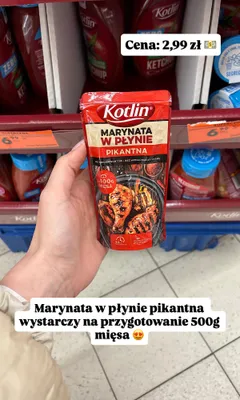 Marynata w płynie pikantna promocja w Biedronka