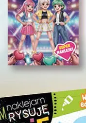 Kolorowanka K-Pop Girl Koncert marzeń promocja w Biedronka