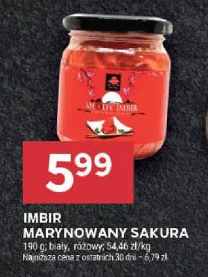 Imbir marynowany promocja w Stokrotka