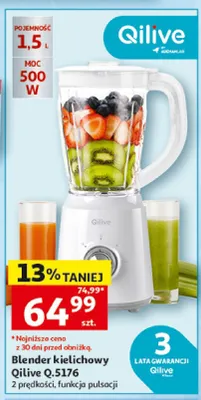 Blender kielichowy Qilive Q.5176 promocja w Auchan