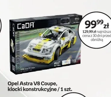 Klocki konstrukcyjne CaDA Opel Astra V8 Coupe promocja w Empik