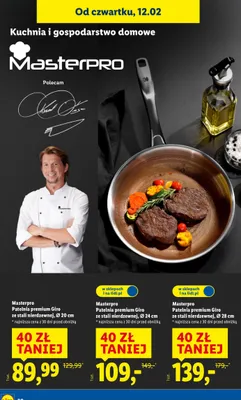 Patelnia premium Giro ze stali nierdzewnej promocja w Lidl