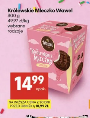 Królewskie Mleczko Wawel promocja w Delikatesy Centrum