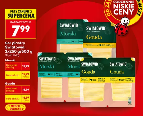 Ser plastry Morski promocja w Biedronka