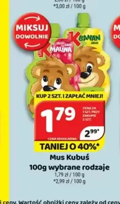 Mus Kubuś promocja w Delfin