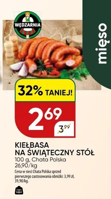 Kiełbasa na świąteczny stół promocja w Chata Polska