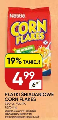 Płatki śniadaniowe corn flakes promocja w Chata Polska