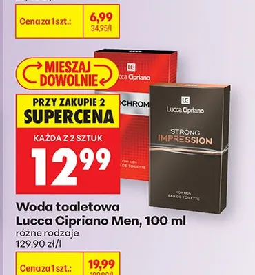 Woda toaletowa Men promocja w Biedronka