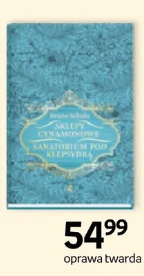 Książka Sklepy Cynamonowe Sanatorium Pod Klepsydrą oprawa twarda promocja w Empik