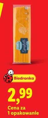 Makaron spaghetti Pastani promocja w Lidl