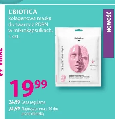 Kolagenowa maska do twarzy z PDRN w mikrokapsułkach promocja w Hebe