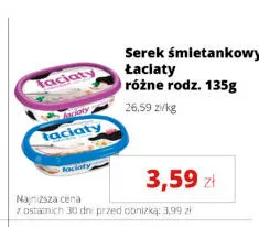 Serek śmietankowy Łaciaty promocja w Torimpex Toruńska Sieć Sklepów Spożywczych