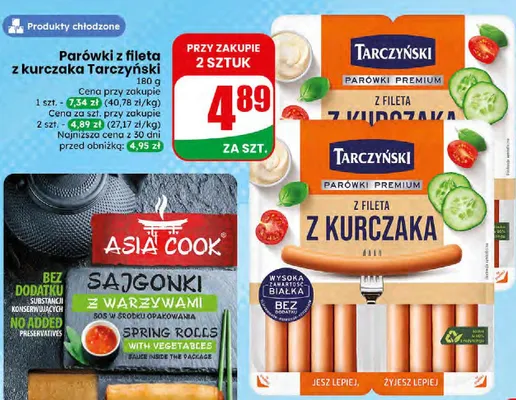 Sajgonki z warzywami promocja w Dino