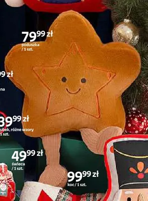 Poduszka gwiazdka Joyful Xmas promocja w Empik