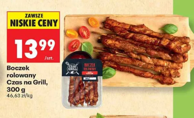Boczek rolowany Czas na Grill promocja w Biedronka
