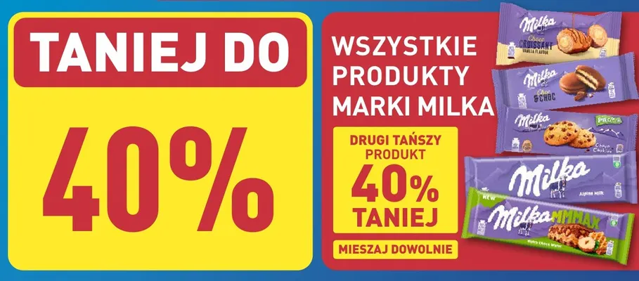 Ciastka Milka Choc & promocja w Aldi