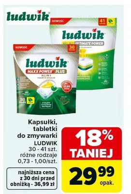 Kapsułki, tabletki do zmywarki Maxx Power Plus promocja w Carrefour