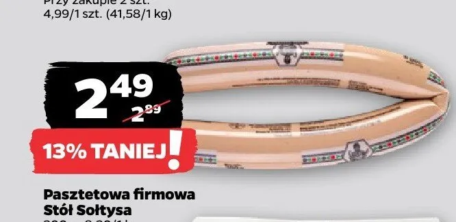 Pasztetowa firmowa Stół Sołtysa promocja w Netto
