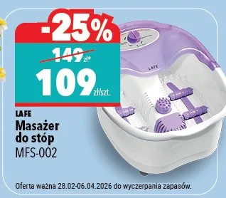 Masażer do stóp MFS-002 promocja w Biedronka Home