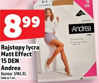 Rajstopy lycra Matt Effect 15 DEN promocja w TOPAZ