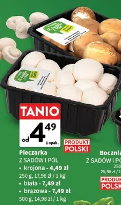 Pieczarka krojona Z Sadów i Pół promocja w Intermarche