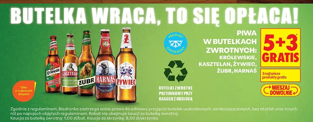 Piwo promocja w Biedronka