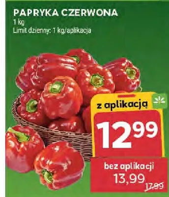 Papryka czerwona promocja w Stokrotka