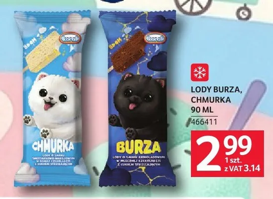 Lody Burza Koral promocja w Selgros