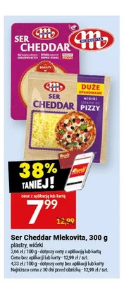 Ser Cheddar plastry Mlekovita promocja w Twój Market