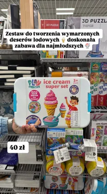 Zestaw do tworzenia deserów lodowych promocja w Pepco