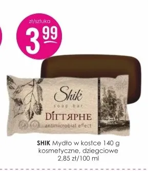 Mydło w kostce kosmetyczne Shik promocja w Drogerie Jasmin