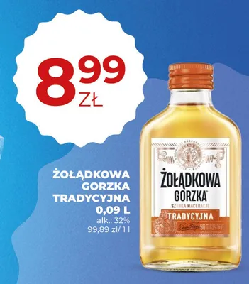 Wódka gorzka tradycyjna promocja w Duży Ben