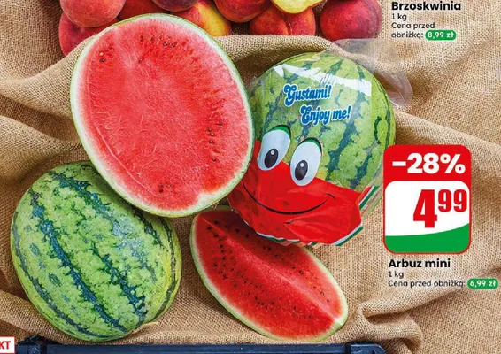 Arbuz mini promocja w Dino