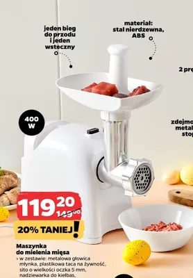 Maszynka do mielenia mięsa 1200 w promocja w Netto