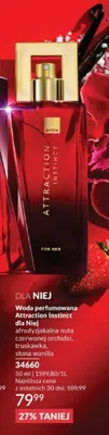 Woda perfumowana Attraction Instinct dla Niej Avon promocja w AVON