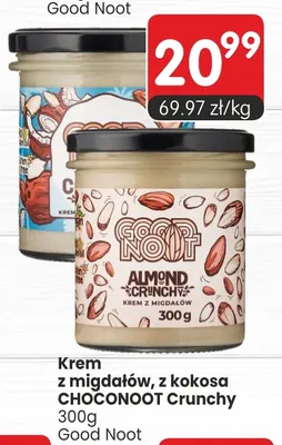 Krem z kokosa Choconoot Crunchy Good Noot promocja w Market Point
