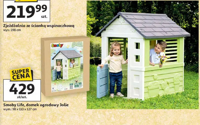 Domek ogrodowy Jolie wym.: 98 x 110 x 127 cm promocja w Auchan