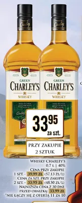 Whisky Charley's promocja w Dino