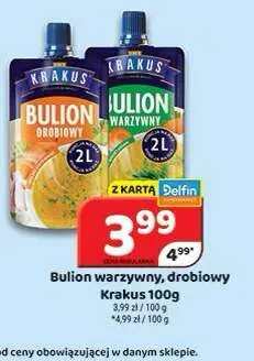 Bulion drobiowy Krakus promocja w Delfin