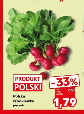 Rzodkiewka polska promocja w Kaufland