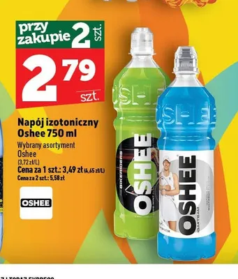 Napój izotoniczny Oshee Lime Mint promocja w TOPAZ