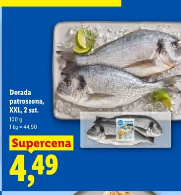 Dorada patroszona XXL 2 szt. promocja w Lidl
