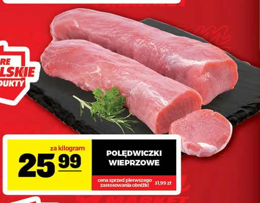 Polędwiczki wieprzowe promocja w Gram Market