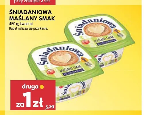 Margaryna Śniadaniowa Maślany Smak promocja w Stokrotka